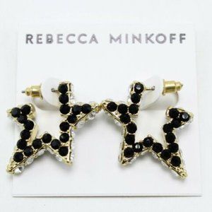 Rebecca Minkoff Super Nova Stone Hoop Earrings